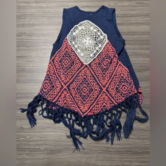 Umgee Boho Cardigan Vest Size 1XL - Picture 5 of 7
